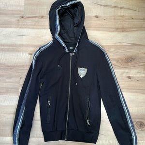 Dolce & Gabana D&G Black Zip Up Hoodie Size 46 / Small